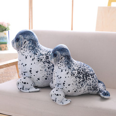 跨境廠家直銷仿真海豹公仔海洋生物毛絨玩具可愛海獅毛絨玩偶批發