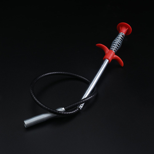 Pipe dredge with grabber sewer pipe cleaning grabber anti-clogging hair multifunctional dredge cleaner
