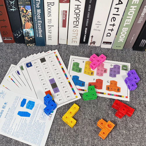 Foreign trade toys creative math puzzle 2cm cube building blocks mathink magic cube 3 kindergarten 6 early education