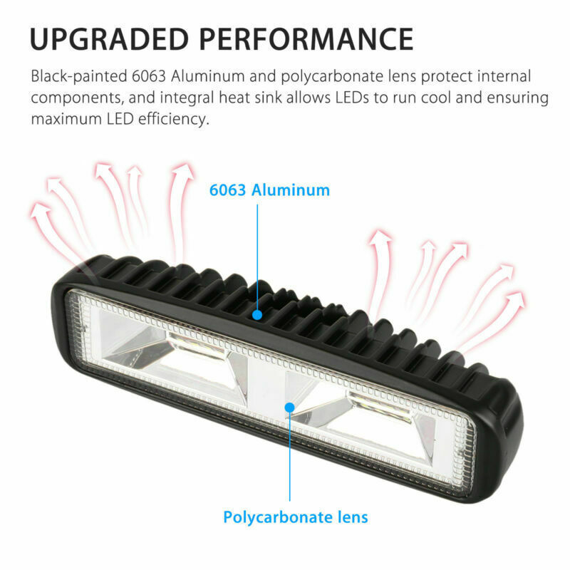 Auto y motocicleta de trabajo 16LED 48W vehículo todoterreno foco de ingeniería 12 / 24v luz de mantenimiento
