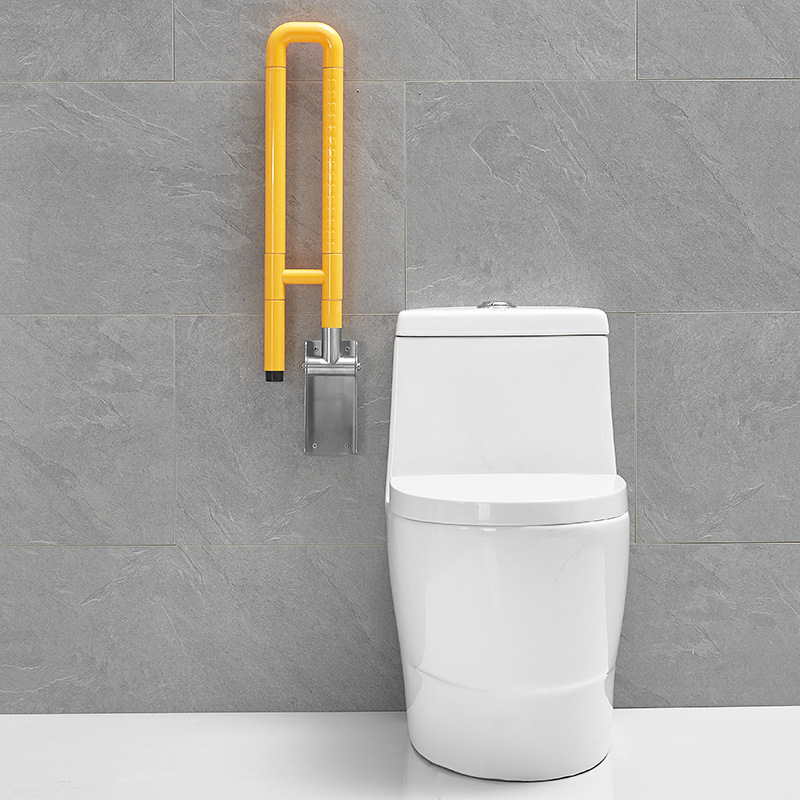 Seguridad del reposabrazos del inodoro para el baño de ancianos inodoro plegable sin barreras para el inodoro con discapacidad inodoro de refuerzo antideslizante