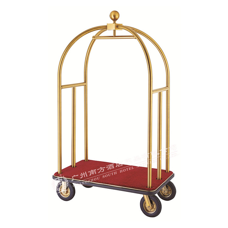 hotel luggage wheelbarrow Disassembly and assembly Jinding luggage cart