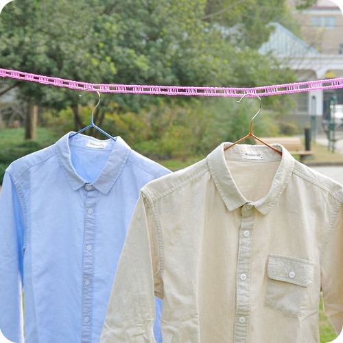 Non-slip, windproof clothesline, fence-type clothesline, 5-meter clothesline, outdoor travel clothesline stall