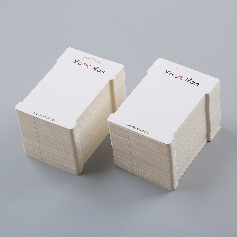 厂家 现货 供应 流行饰品 头饰卡片，儿童皮圈卡片 白卡600克对裱