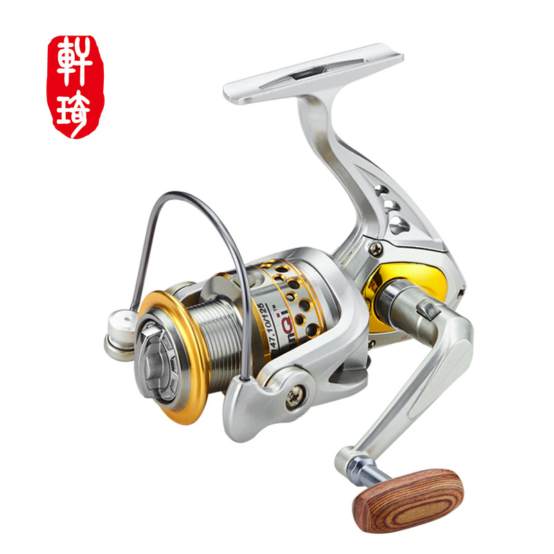 廠家直銷紡車輪漁輪遠投輪金屬線杯紡車輪海釣漁具