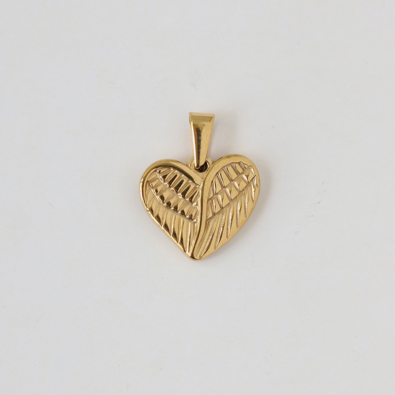 Stereo Eight Pointed Star Angel Libra Titanium Gold-plated Pendant Wholesale Nihaojewelry