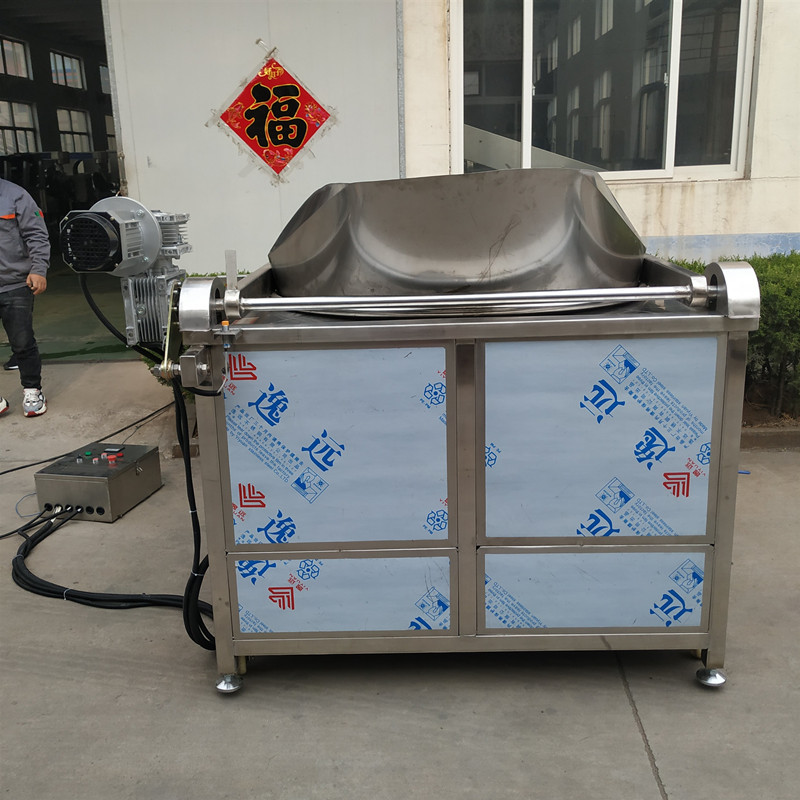 全自动小酥肉油炸锅 商用大型电加热月亮巴油炸机设备 皮肚油炸机