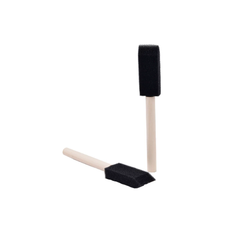 1 -inch sponge brush sponge shovel shading brush for wholesale origin site supply wood handle sponge art painting brush to wholesale