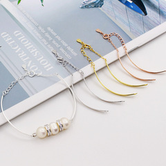 S925純銀半成品手圈DIY手工手鍊飾品配件光面手環雙環手圈手鐲