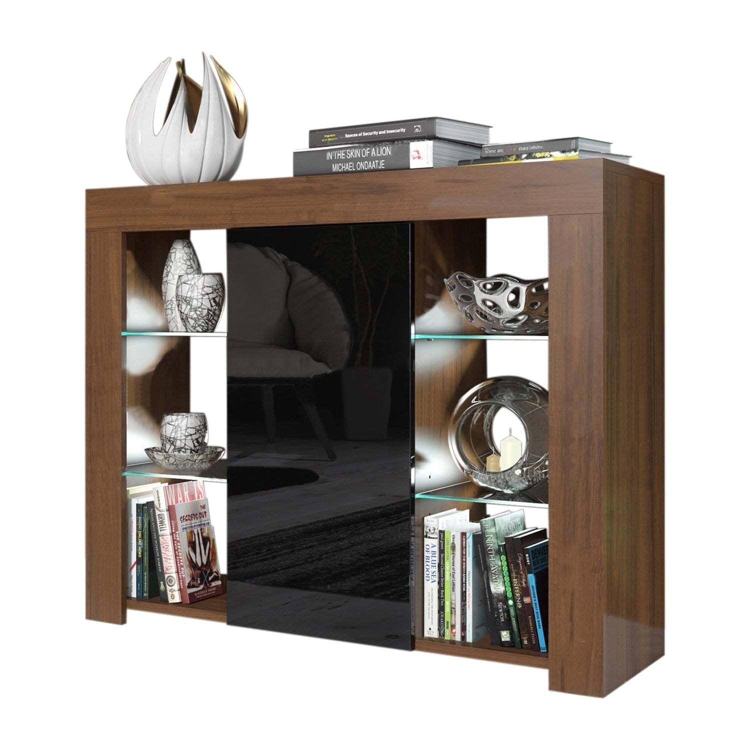 Moderno Estilo nórdico aparador gabinete simple vajilla gabinete de almacenamiento de mercancías
