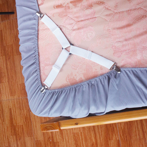 床单夹被子固定器防滑三角家用隐形无痕无针款弹性床单扣4个套装