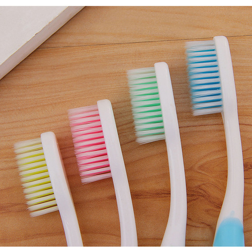 地摊货源日用品情侣牙刷2支装成人软毛护龈牙刷家用待客牙刷