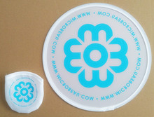 专业生产儿童玩具飞盘 宠物玩具飞碟 折叠飞盘扇 折叠广告扇礼品.