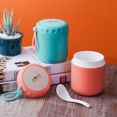 new pattern Plastic Thomas Cup Anti scald Microwave Oven Seal cup Portable Readily Cup breakfast Milk Cup customized LOGO