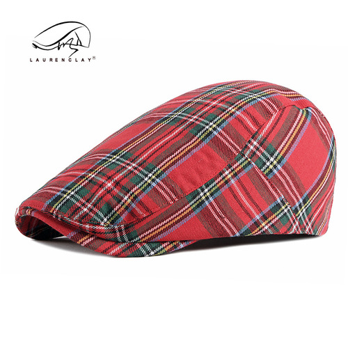 Spring and Summer Bucket Hats for Women Trendy Korean Pattern Striped Cap for Men Sun Protection Sunshade Hat Casual Grid Forward Hat