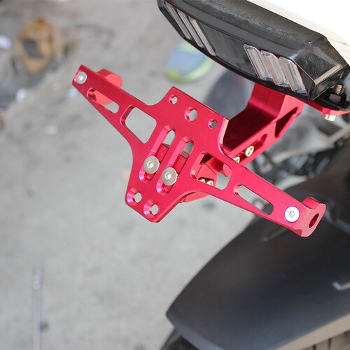 Motorcycle license plate holder horizon small monster small monkey M3M5 ghost fire accessories rear license plate holder
