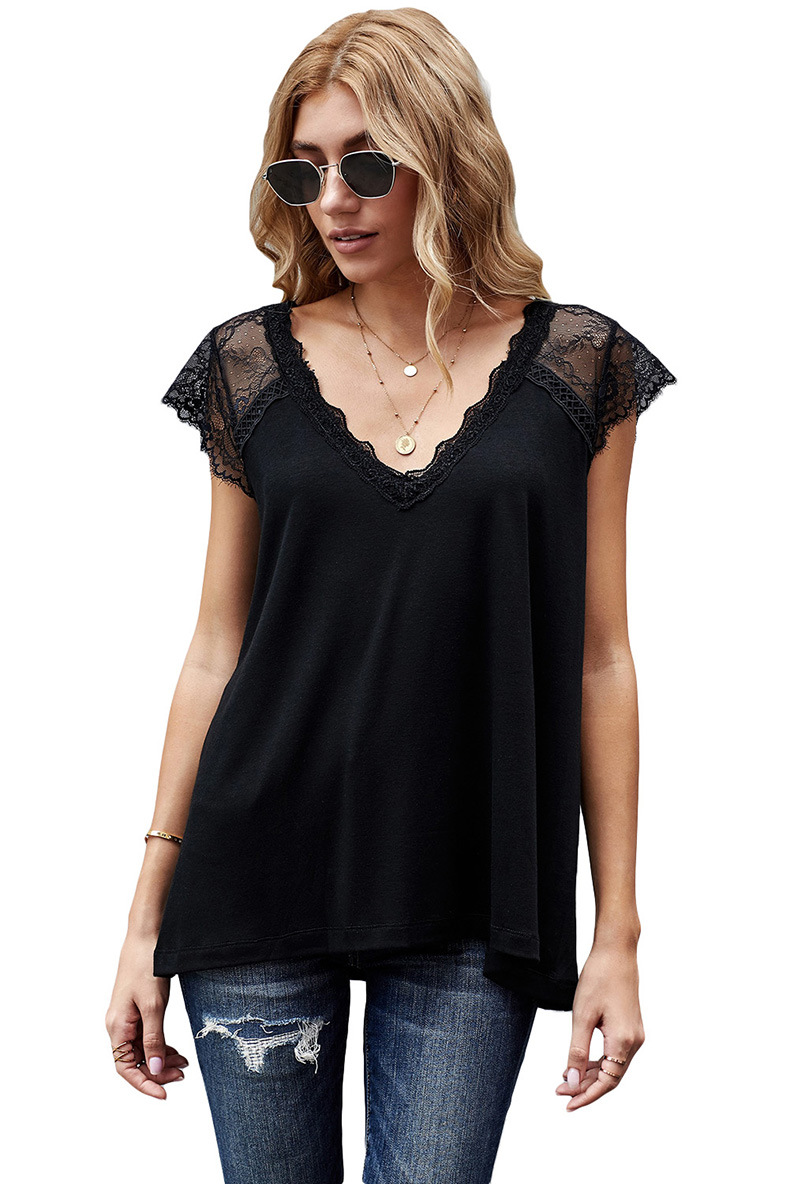 Lace Knit Vest Top