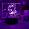 Touch night light, Japanese creative three dimensional LED table lamp, 3D, remote control