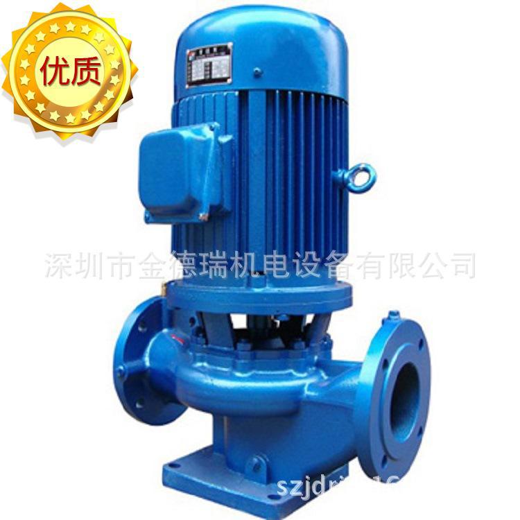 供应广一GD100-19管道式离心泵 7.5KW 冷却/冷冻/空调循环水泵