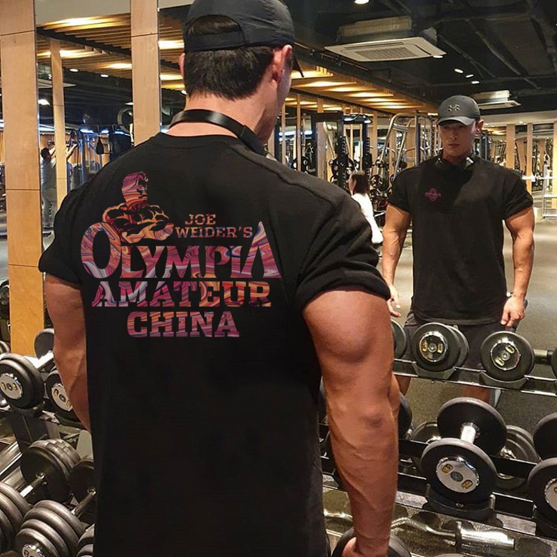 Sports short sleeve T-shirt for gym for training