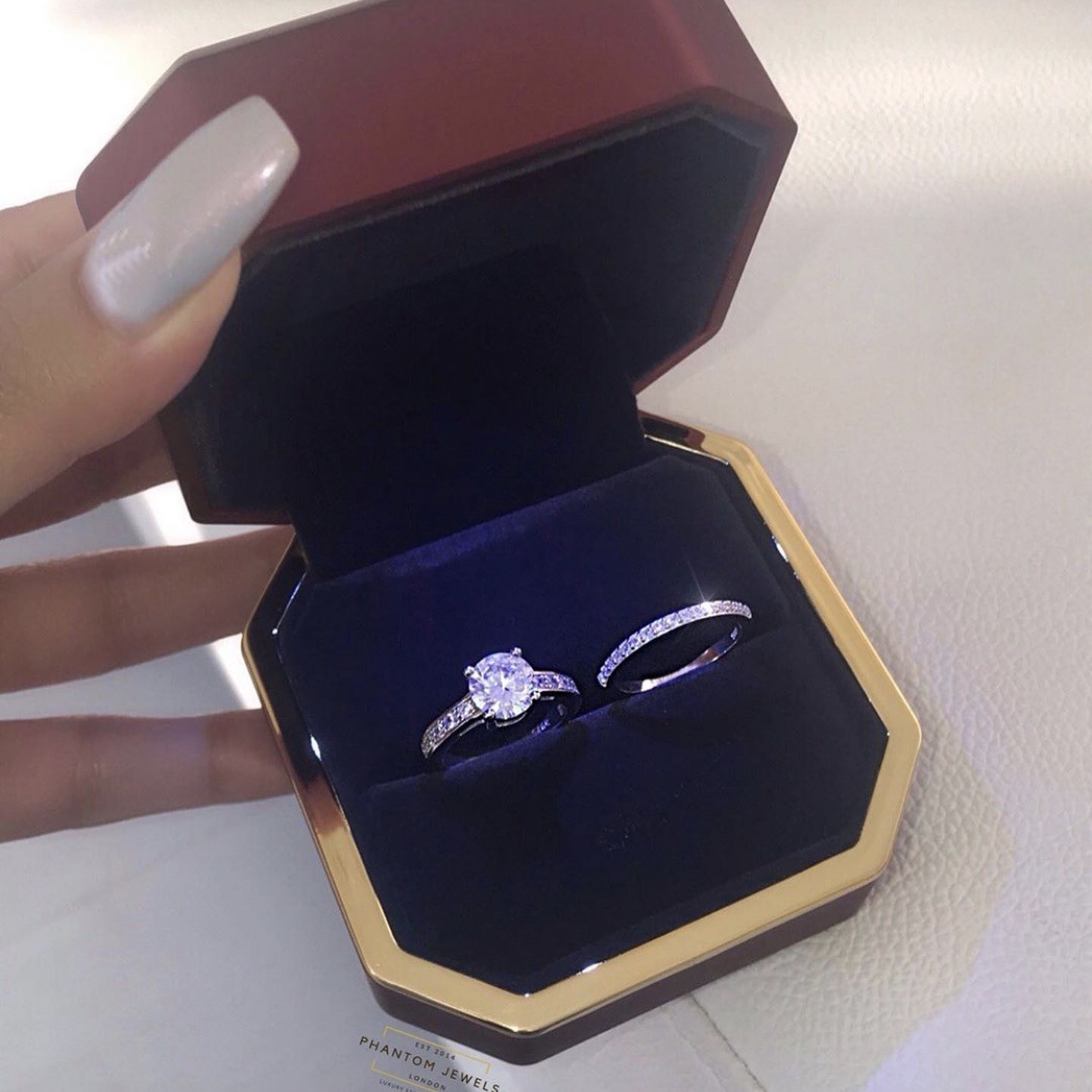 brand stone inlay with zircon