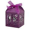 Factory direct selling wedding hollow sugar box high -end chocolate carton wedding candy box laser hollow candy box