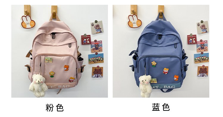 Vintage Cute Cartoon All-match Schoolbag display picture 16