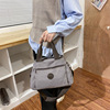 Men's cloth travel bag, capacious purse, linen bag, retro one-shoulder bag