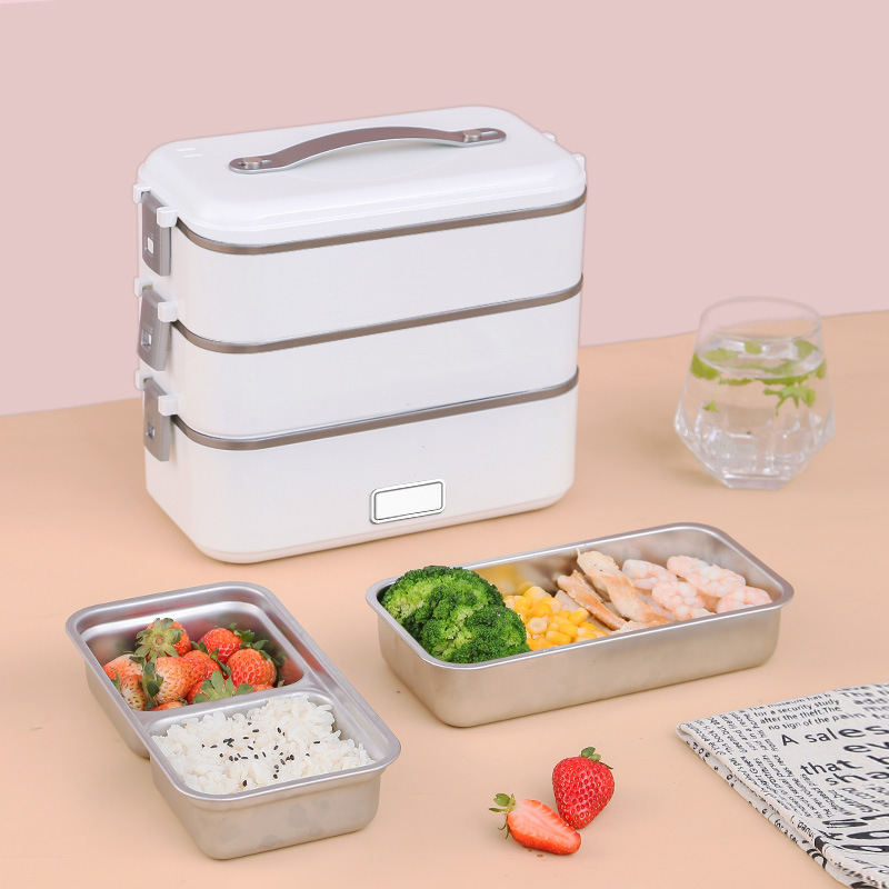 双层饭盒便当上班族日式减脂健身便携分隔型餐盒保温可微波炉加热