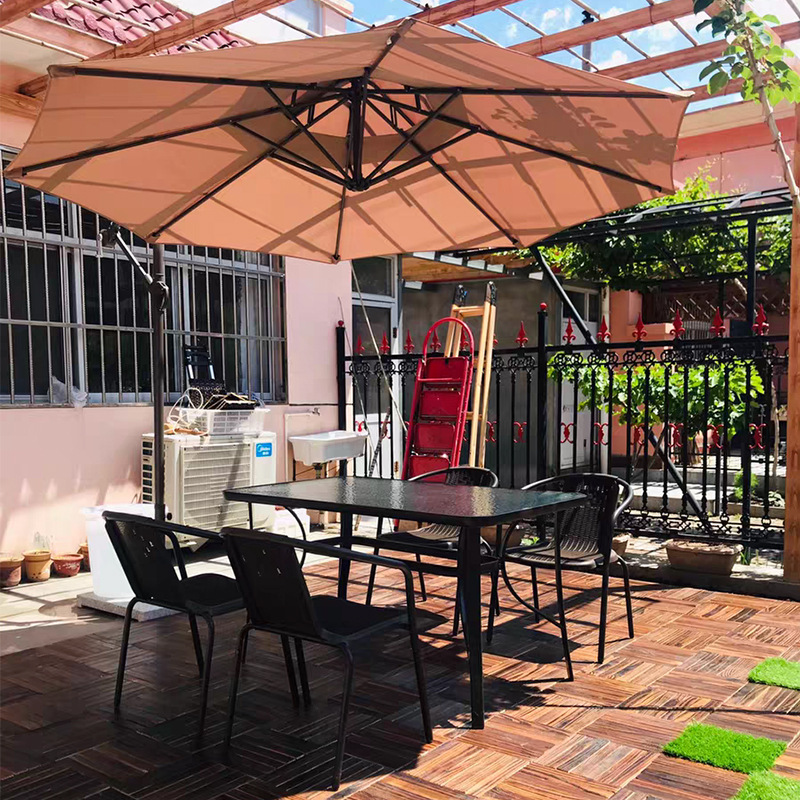 碳化防腐木板地面貼戶外實木地板陽台花園室外庭院露台拼接木地板