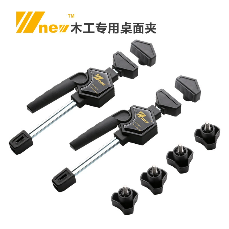 Деревообрабатывающий стол настольный зажим Деревообработка вспомогательный быстрый зажим Зажим для деревообработки DIY крепежный инструмент прямое скругление