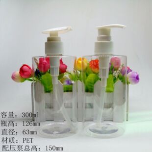 ����300ml PET������Һ��ƿ ����ƽ�簲��ƿ ϴ�oϴ�lƿ