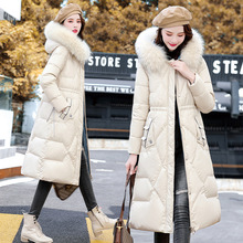 冬季羽絨服女裝2022年冬裝新款韓版寬松白鴨絨加厚時尚大毛領外套