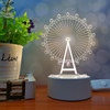 Night light, Ferris wheel for beloved, 3D, Birthday gift, handmade