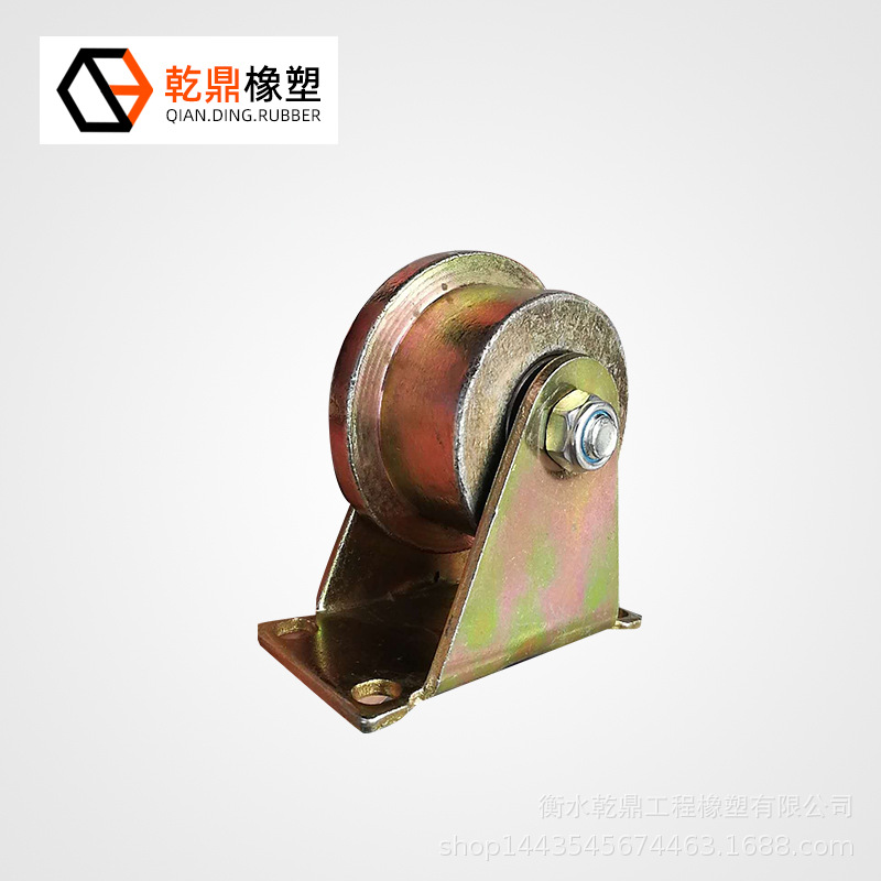 彩钢滑轮T型导道轮 T型彩钢轨道滑轮 T型大门钢丝绳导轨轮