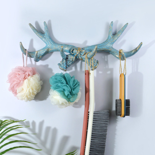 Cross-border wholesale home wall bird decoration hooks door entrance porch wall punch-free creative decorative coat hooks