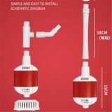 Рыба -резервуар для замены воды переключающий воду с заменой воды замена рыбы рыба, небольшая плюс насосная насоса всасывание навозного навоза.