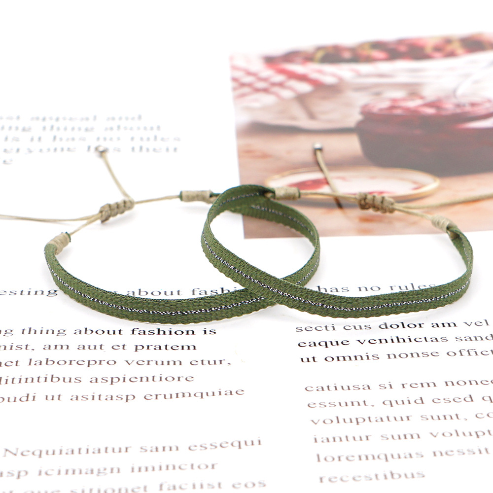 Fashion Wild Retro Bohemian Ethnic Style Ribbon Bracelet For Women Wholesale display picture 33