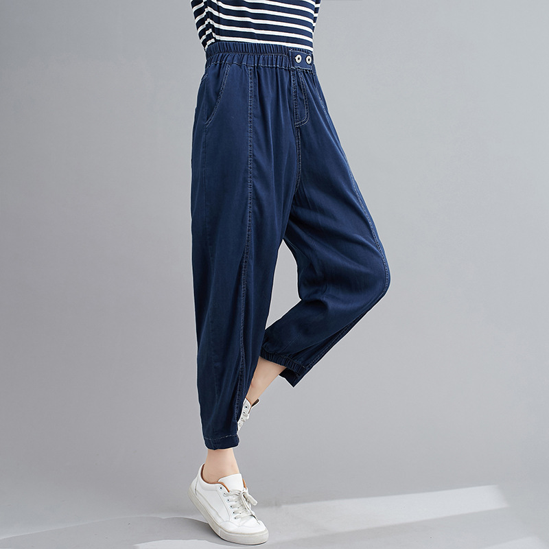 Pantalon léger femme en cow-boy - Ref 3430049 Image 3