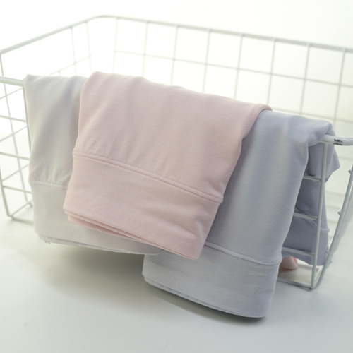 Factory direct sales of new modal women's underwear solid color mid-waist underwear comfortable hip-covering briefs wholesale