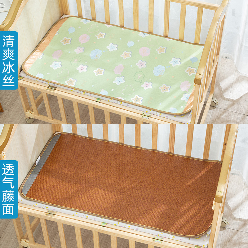 children summer sleeping mat summer new pattern Child seats Cartoon Borneol summer sleeping mat children Two-sided Rattan seats customized baby summer sleeping mat