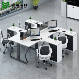 Офисная мебель Гуанчжоу Офисная мебель -одиночная угла стола и стул компьютерный стол простые современные 2/4 человека