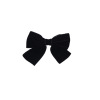 Demi-season black brand hairgrip with bow, hair accessory, Korean style, internet celebrity