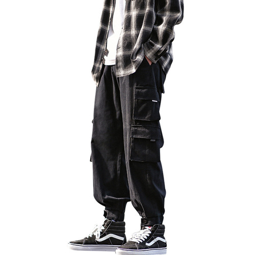 Fall Season Jogger Work Pants for Men, Plus-Size Casual Trousers — Baggy Straight-Leg Jeans in Korean Style, Perfect for Every Body