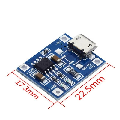 Protective lithium battery charging, 7v, 6v, 2v, 1A