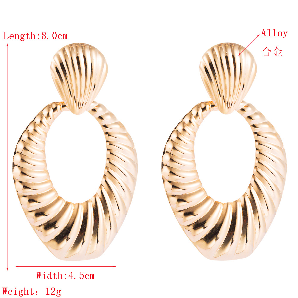 Jewellery For Women Retro Heavy Metal Cheap Earrings For Women Korean Exaggerated Long Earrings display picture 1