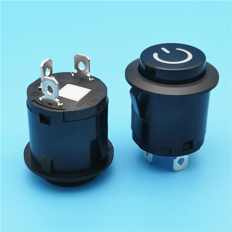 PBS-422童车电源开关一 键启动 开孔22MM 一键启动自锁按钮