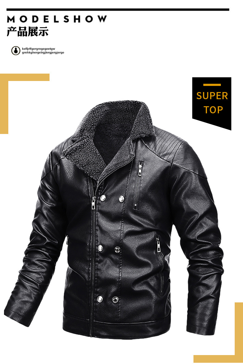 Veste en cuir homme - Ref 3443710 Image 23