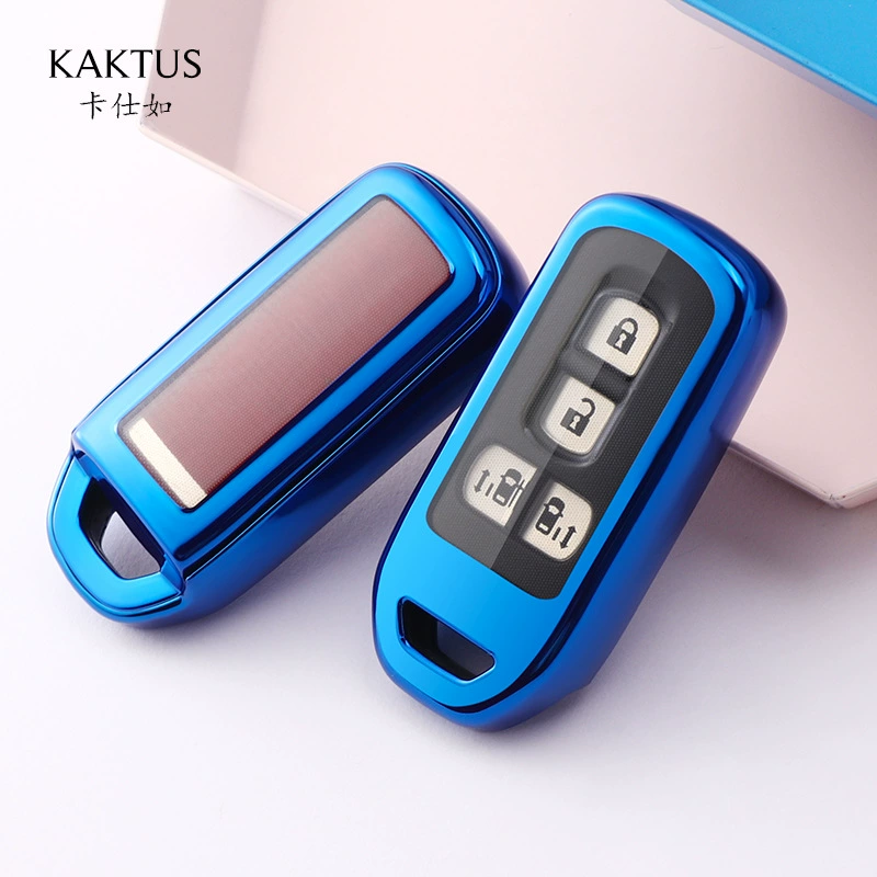 Кожаный чехол (KAKTUS) для Honda N-BOX N-One N-WGN, защитный глянцевый чехол для ключей, assorted colors