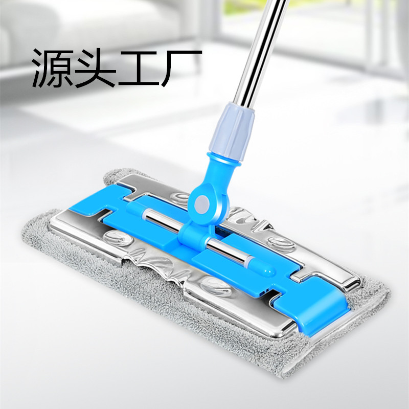平板拖把家用免手洗不鏽鋼杆地拖夾毛巾瓷磚地板墩布拖布